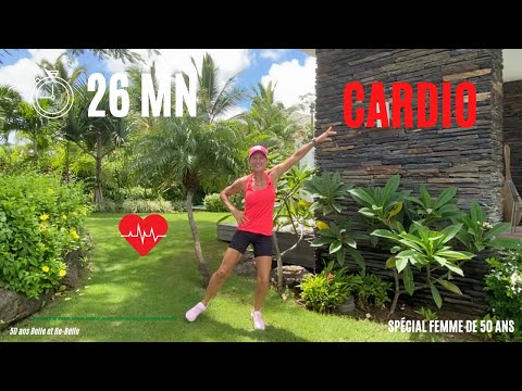 50 years Beautiful and Beautiful Again: 26 min CARDIO TO BURN CALORIES (VARIED AND RHYTHMIC WORK)