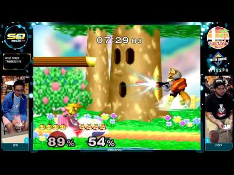 UCSD Super Triweekly #2 - Singles Pool 1 WF: Yeti vs. Lucky - SSBM