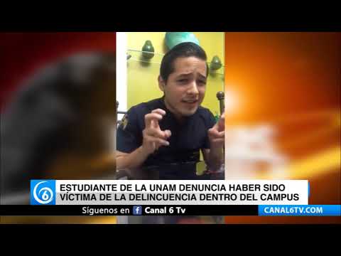 Estudiante de la UNAM denuncia haber sido víctima de la delincuencia dentro del campus