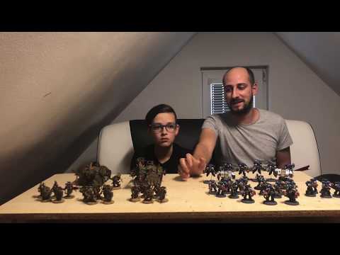 Warhammer 40k CZ Ultramarines vs Death Guard CHSM 1000 pts battlereport CZ language