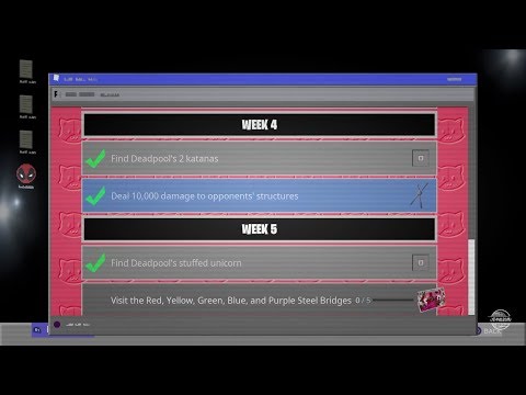 Fortnite - Find Deadpools Stuffed Unicorn & Steel Bridges Locations (Week 5 Deadpool Challenges)