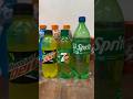The Ultimate Soda War Sprite Vs Mountain Dew Vs 7UP Who Reigns Suprem TestChallenge Reels