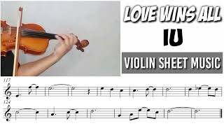 Download lagu Free Sheet || Love Wins All - IU || Violin Sheet Music mp3 Download lagu Free Sheet || Love Wins All - IU || Violin Sheet Music mp3