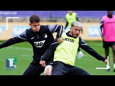 Das Training von Hoffenheim für das Spiel gegen Midtjylland in der Europa League