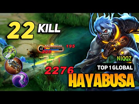 Hayabusa Best Build 2023 [ Hayabusa Top 1 Global Gameplay] By NIQQZ - Mobile Legends