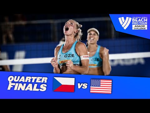 Hermannova/ Stochlova vs. Simo/Gaffney - Quarter Final Highlights Dubai 2022 #BeachProTour