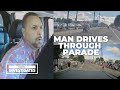 Extended Dashcam Video Portland Man Plows Through Grand Floral Parade Barricades