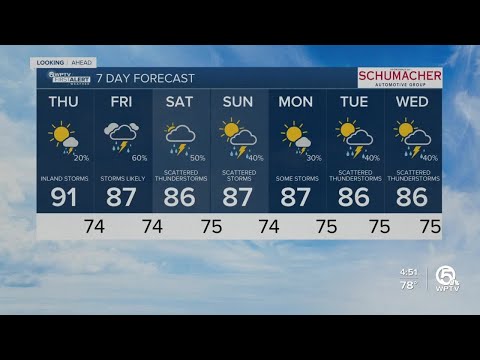 First Alert Weather Forecast for Morning of Thursday, May 19, 2022