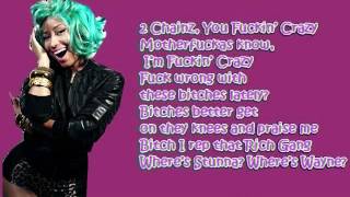 2 Chainz - I Love Dem Strippers ft. Nicki Minaj (LYRICS ON SCREEN)