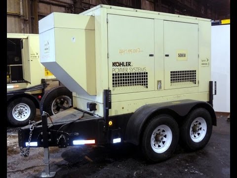 Used- Kohler 54 kW Standby (50 kW Prime) Rated Diesel Generator Set - Stock# 44795002