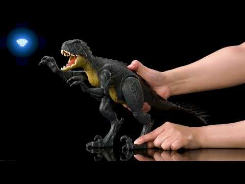 thumbnail video image 2 of Dinosaurio de Juguete Jurassic World Jurassic World Scorpios Rex de 7 pulgadas, 2 of 5