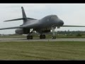 B-1 Bomber High Speed Passes 