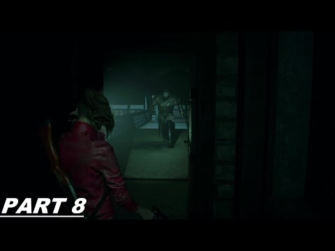Resident Evil 2 Remake Claire Story PS5 HDR Walkthrough Gameplay Part 8