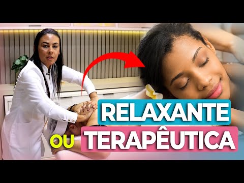 What is the difference between relaxing and therapeutic massage in practice?