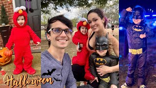 ELMO & BATMAN HALLOWEEN!!