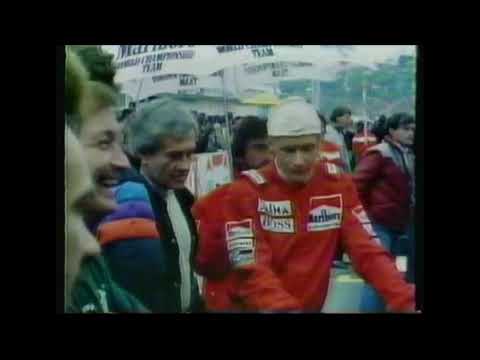 Formula One highlights - 1983 German Grand Prix - Nelson Piquet fights Andrea de Cesaris! #racing