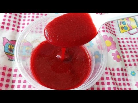 SALSA DE FRESA PARA HELADO/ GLIT-GLASE-ESPEJO-LAS RECETAS DE LUPITA