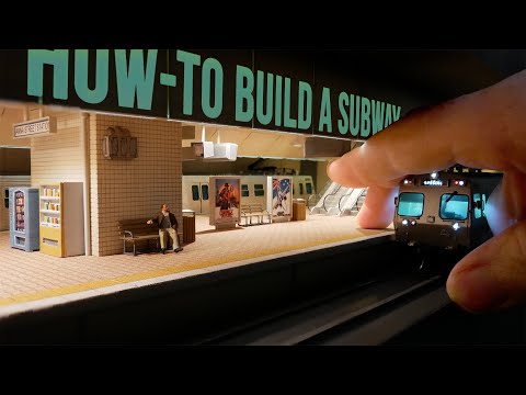 Ultra-Realistic Subway Diorama (That Works) – Realistic Scenery Vol.20