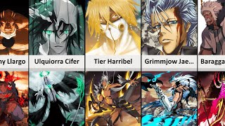 All Arrancars revealed in Bleach and Their Resurrection