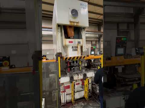 220 TON AIDA GAP FRAME STAMPING PRESS