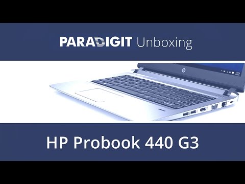 Unboxing - HP Probook 440 G3