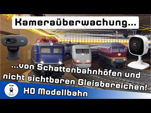 Modellbahn Überwachung: 10 Kameras 🎥 im Untergrund steuern!
