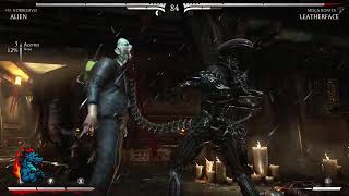 Mortal kombat X - Alien vs Letherface