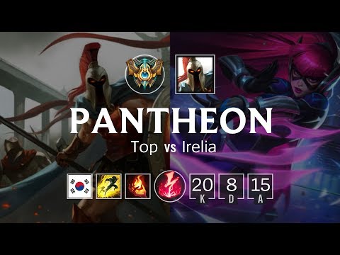 Pantheon Top vs Irelia - KR Challenger Patch 8.22