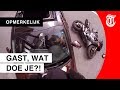 Gecrashte motorrijder neemt keihard wraak