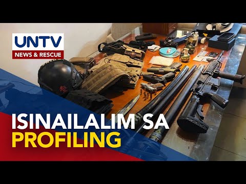 Nahuling armadong Chinese, isinailalim sa profiling; Kasamahang nagtangkang manuhol, dinakip rin