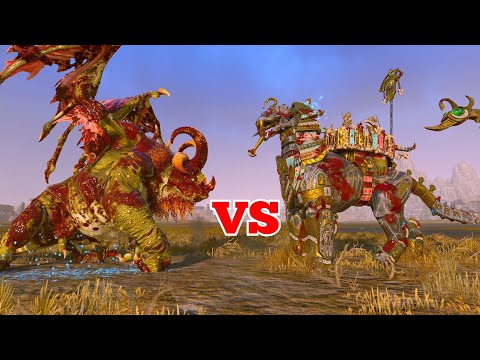 Jabberslythe vs Khemrian Warsphinx. Comparison. The Silence and the Fury DLC. Total War Warhammer 2