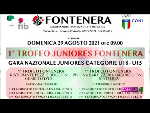 [BOCCE] 1° Trofeo Juniores FONTENERA - prima parte