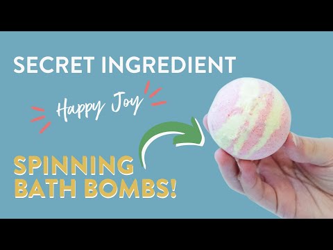 Happy Joy Spinning Bath Bomb Recipe