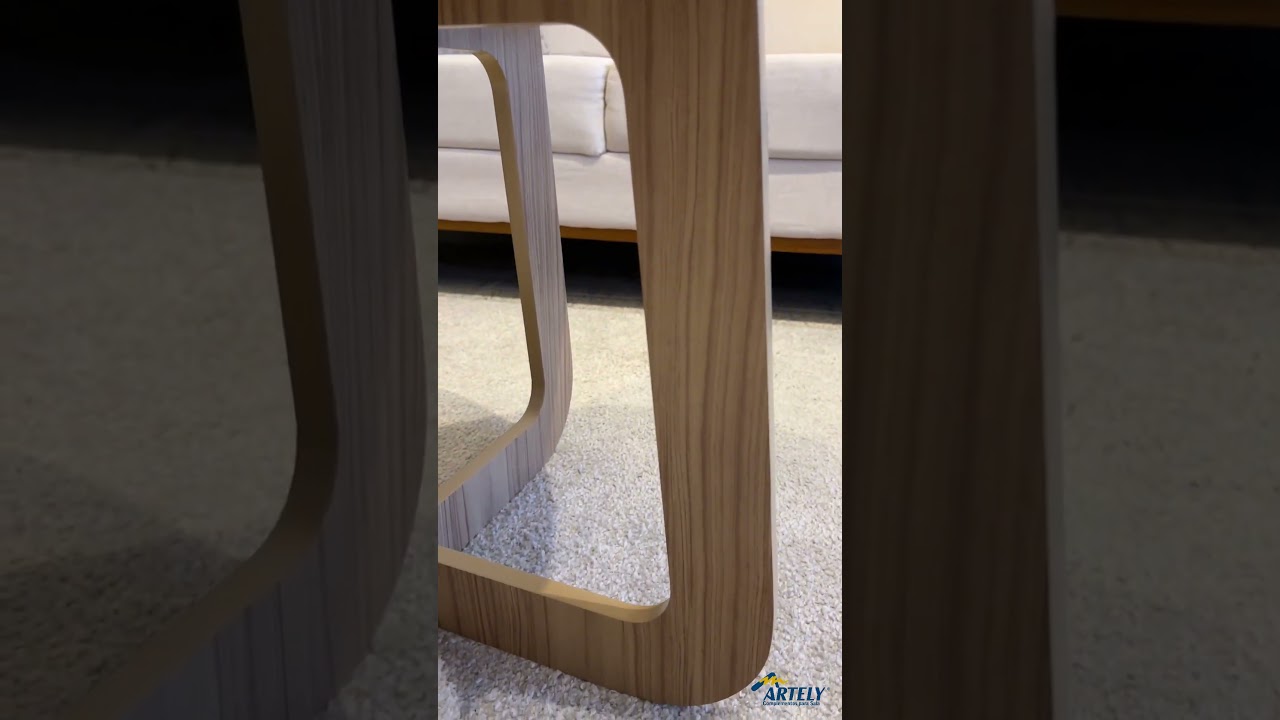 Thumbnail do vídeo - Mesa de Centro Jasmin - Cedro C / Off White