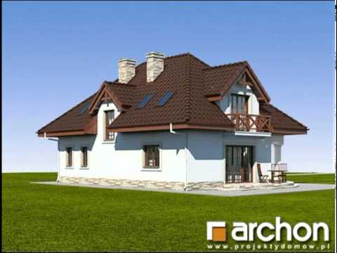 Dom w majeranku (P). Projekty domów ARCHON+, www.archon.pl