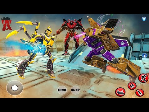 Robot Car Transform Crime City - Android Gameplay