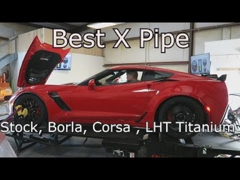 Corvette C7 ZO6 X pipe test