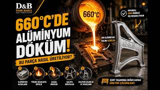 660°C’de Alüminyum Nasıl Şekil Alıyor? | Alüminyum Döküm Süreci | D&B 
