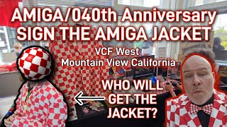 Who will be awarded the Legendary Signed Amiga Jacket! AMIGA/040th Anniversary 