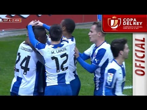 Golazo de Pizzi (4-2) en el RCD Espanyol - AD Alcorcón Copa del Rey