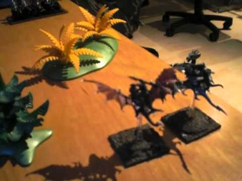 Warhammer Fantasy Battle Report Echsenmenschen vs. Dunkelelfen deutsch