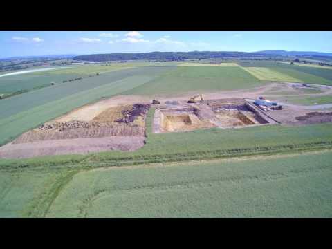 Teil 2 Bauarbeiten Ortsumgehung Calden Stand 14.06.17