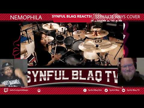 What a COVER! Synful Blaq Reacts - Nemophila - Journey - Separate Ways Cover