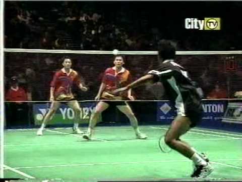 Badminton 2001 - All England Men's Double Final - Candra & Sigit vs. Tony & Halim