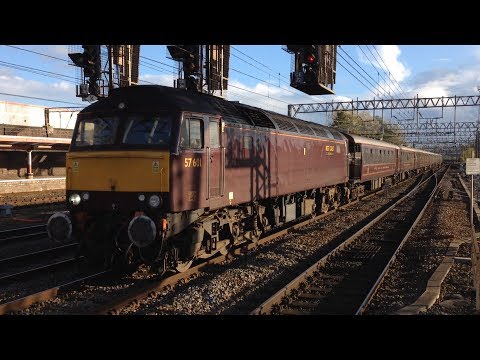 WCRC 57601 on 5Z47 Coaching Stock Move Tyseley T.M.D to Carnforth passing Crewe  28/10/2013