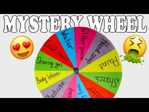 MYSTERY WHEEL OF SLIME CHALLENGE ! New Mystery Slime ! Tanya St Video