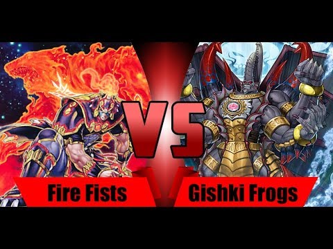 Yugioh: Fire Fists Vs Gishki Frogs (Match, August 2018 Format)