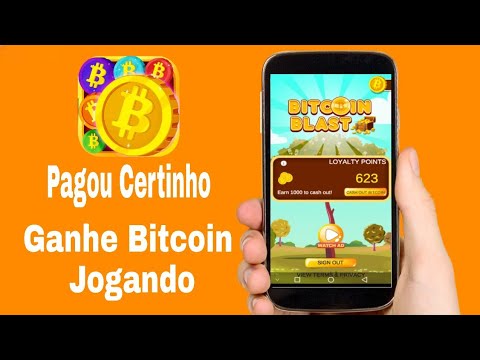 BITCOIN BLAST! Pagou em 24 Horas - Ganhe Satoshis de Bitcoin Jogando
