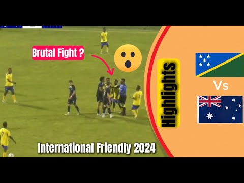 International Friendly Solomon island U19 vs Australia U17 Highlight.