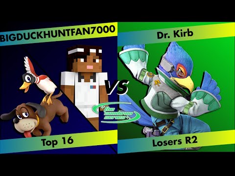Sundown Series #7 - Top 16 Losers Round 2 - BIGDUCKHUNTFAN7000(Duck Hunt, Steve) VS Dr. Kirb(Falco)